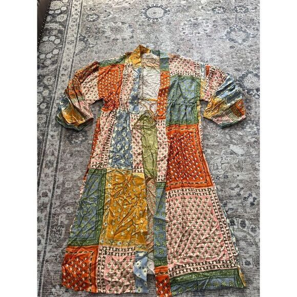 NWOT JEN'S PIRATE BOOTY WOMEN'S DAYDREAM MANON MULTICOLORED KIMONO - Picture 5 of 12